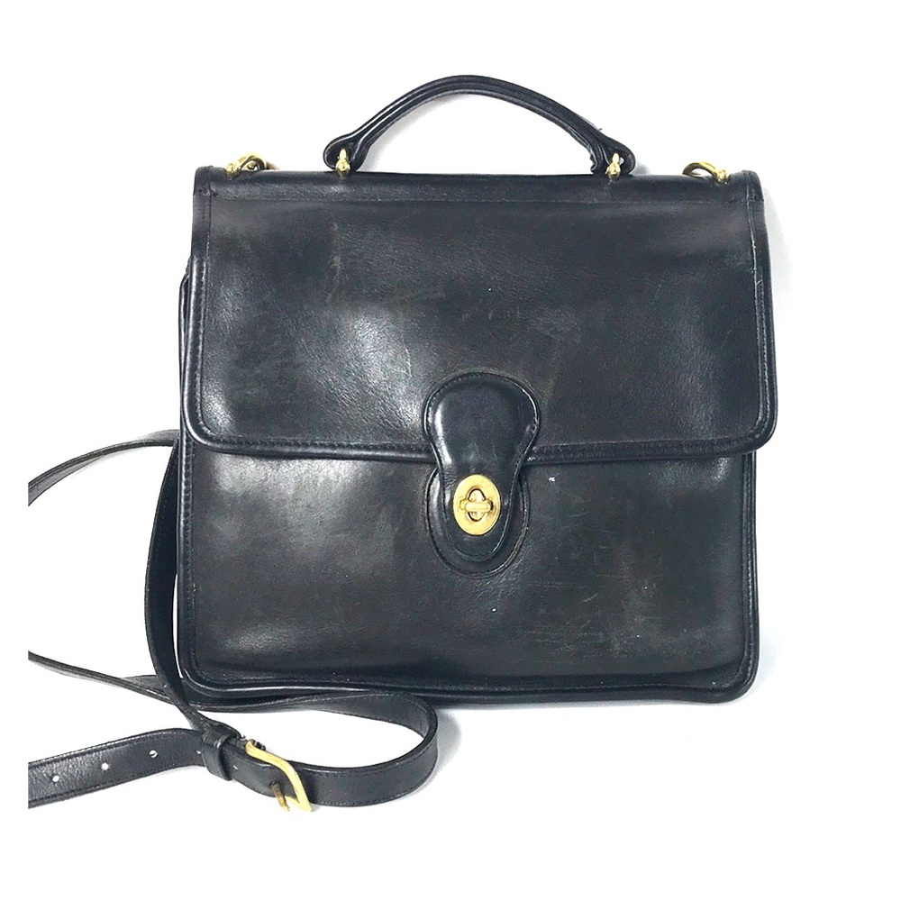 Vintage Black Coach bag shoulder/ cross body